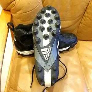 Adidas 2003 Leather cleats size 11.5 mens. High top all leather heavy duty. Adidas Leather Vintage - Etsy main image 4